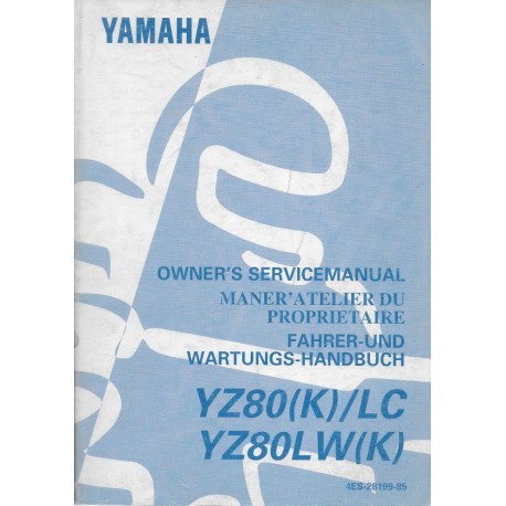YAMAHA YZ 80 (K) / LC type 4ES de 1998