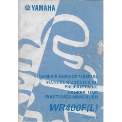 YAMAHA WR 400 F (L)  de 1999  type 5GS