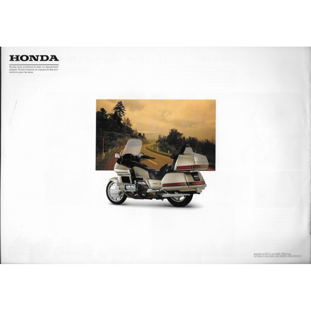 Prospectus HONDA GL 1500 GOLD WING (F)
