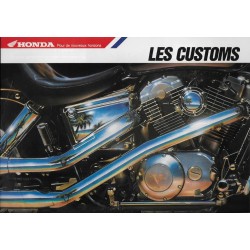 Prospectus Customs HONDA VT 1100 / VT 600 de 1988