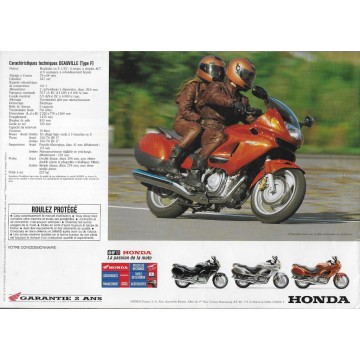 Catalgue HONDA 650 Deauville 1998