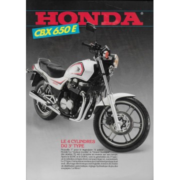Prospectus HONDA CBX 650 E  (04  / 1983)