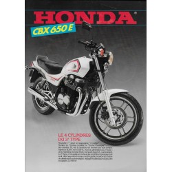 Prospectus HONDA CBX 650 E  (04  / 1983)
