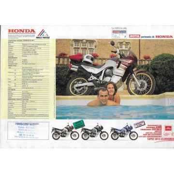 Prospectus HONDA TRANSALP 600 V 1992