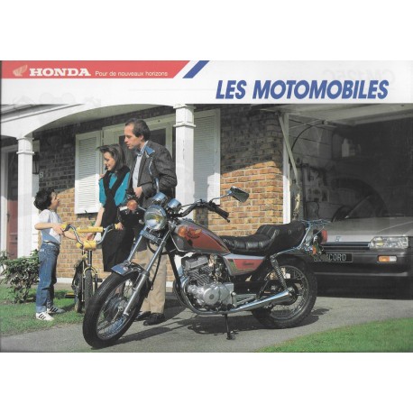 Catalogue HONDA  "Les Motomobiles"  (03 / 1987)