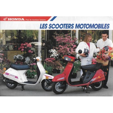 Catalogue HONDA "Les scooters motomobiles" (12 / 1986)