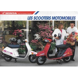 Catalogue HONDA "Les scooters motomobiles" (12 / 1986)