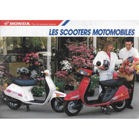 Catalogue HONDA "Les scooters motomobiles" (12 / 1986)