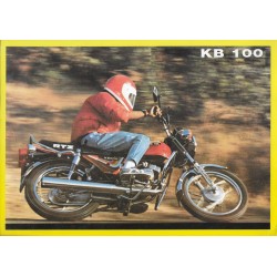 Prospectus original  BAJAJ KB 100 cc
