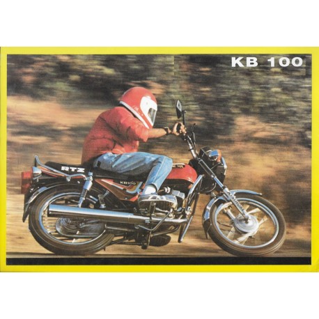 Prospectus original  BAJAJ KB 100 cc