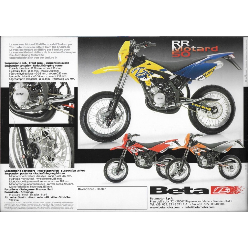 Catalogue Gamme BETA Enduro 2006