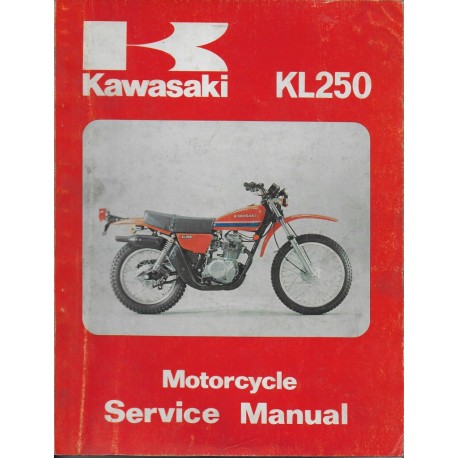 Manuel atelier KAWASAKI KL 250  (10/1980)
