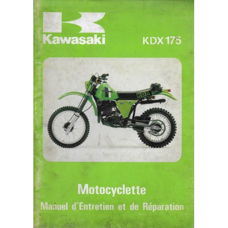 Manuel atelier KAWASAKI KDX 175-B1  (11 /1980)