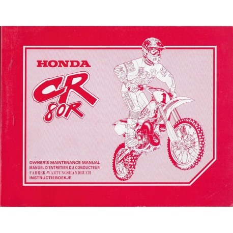 HONDA CR 80 R Type GBF de 1996