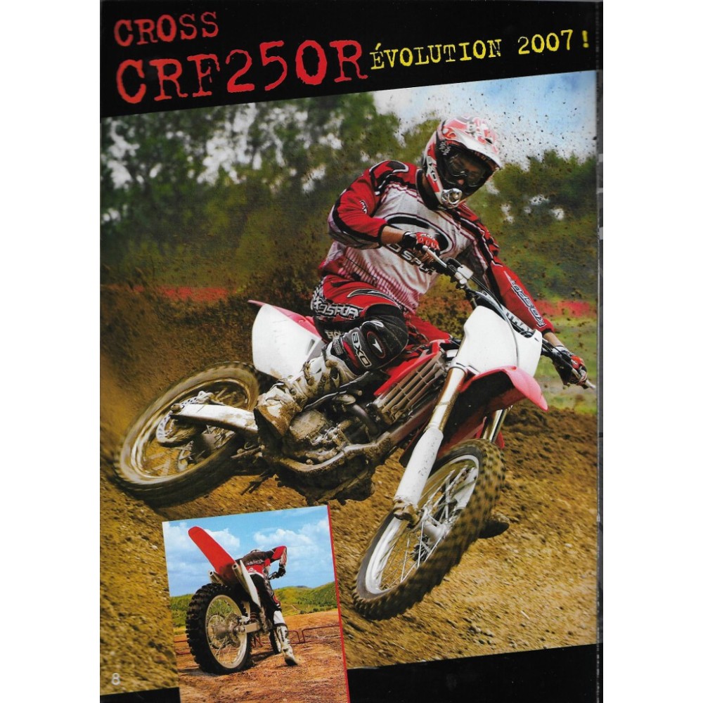 Catalogue original  HONDA gamme CR / CRF  de 2007