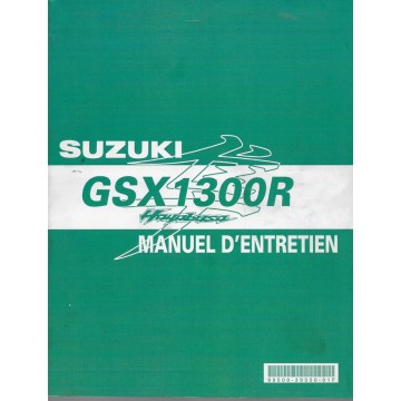 Manuel atelier SUZUKI GSX 1300 R K8 modèle 2008
