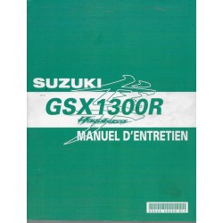 Manuel atelier SUZUKI GSX 1300 R K8 modèle 2008