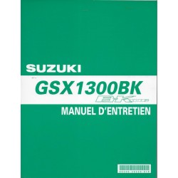 Manuel atelier SUZUKI GSX 1300 B-King  K8 modèle 2008