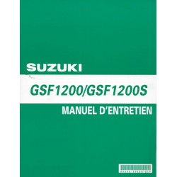 Manuel atelier SUZUKI GSF 1200 S / GSF 1200 K6 de 2006