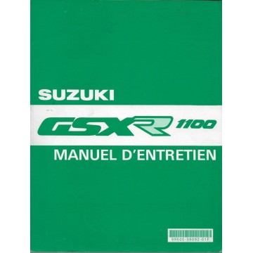 Manuel atelier SUZUKI GSXR 1100 L, M et  N (05 / 1992) 