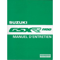 Manuel atelier SUZUKI GSXR 1100 L, M et  N (05 / 1992) 