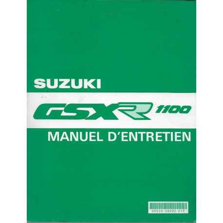 Manuel atelier SUZUKI GSXR 1100 L, M et  N (05 / 1992) 
