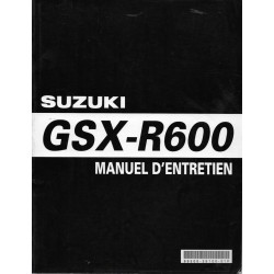 Manuel atelier SUZUKI GSX-R 600 K6 modèle 2006  (01 / 2006) 
