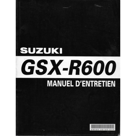 Manuel atelier SUZUKI GSX-R 600 K6 modèle 2006  (01 / 2006) 
