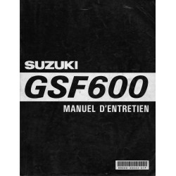 Manuel atelier  SUZUKI GSF 600 (1995 à 1998)  (08 / 1998) 