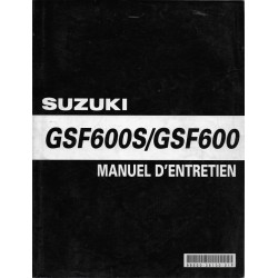 Manuel atelier  SUZUKI GSF 600 Y(modèle 2000 )  (02 / 2000) 