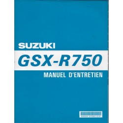 Manuel atelier SUZUKI GSX-R 750  de 1996 à 1998  (03 / 98) 