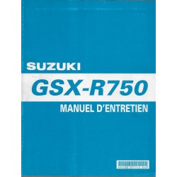 Manuel atelier SUZUKI GSX-R 750  de 2001 à 2003 (12 / 2003) 