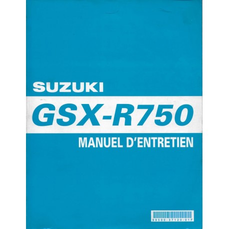 Manuel atelier SUZUKI GSX-R 750  K4 de 2004  (02 / 2004) 