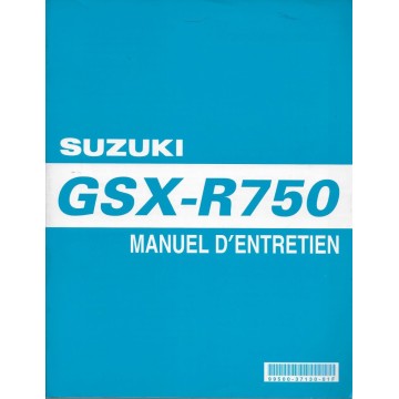 Manuel atelier SUZUKI GSX-R 750  K6 de 2006  (01 / 2006) 