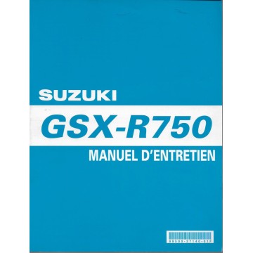 Manuel atelier SUZUKI GSX-R 750  K8 de 2008  (03 / 2008) 