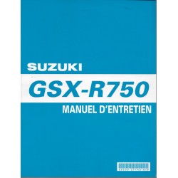 Manuel atelier SUZUKI GSX-R 750  K8 de 2008  (03 / 2008) 