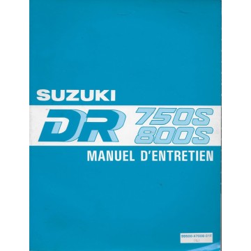 Manuel atelier SUZUKI DR 750 S / 800 S 1988 à 1995  (09 / 95) 