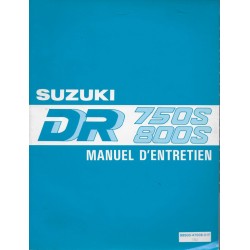 Manuel atelier SUZUKI DR 750 S / 800 S 1988 à 1995  (09 / 95) 