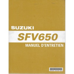 Manuels atelier SUZUKI SFV 650 GLADIUS K9  (02 / 2009)  