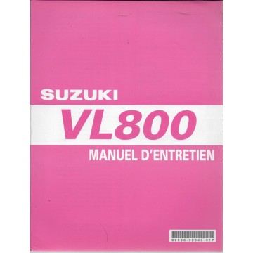 Manuel atelier SUZUKI VL 800 K1 de 2001  (01 / 2001) 