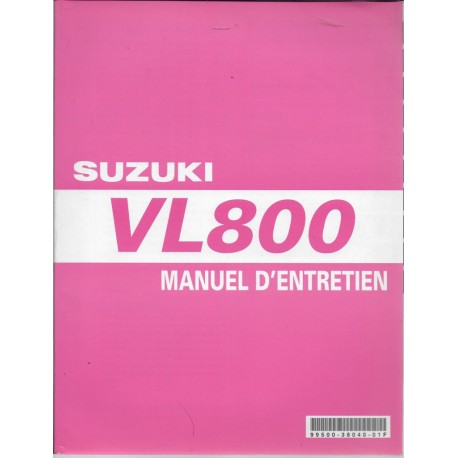 Manuel atelier SUZUKI VL 800 K1 de 2001  (01 / 2001) 