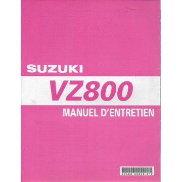 Manuel atelier SUZUKI VZ 800 K5 de 2005  (12 / 2004) 