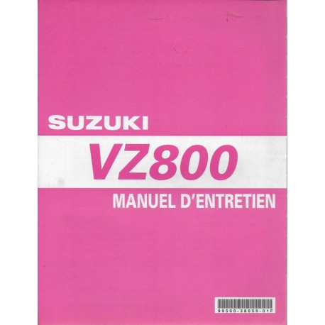 Manuel atelier SUZUKI VZ 800 K5 de 2005  (12 / 2004) 