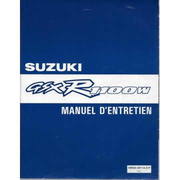 Manuel atelier SUZUKI GSXR 1100 de 1993 à 1997  (03 / 1997) 