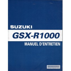Manuel atelier SUZUKI GSX-R 1000 K5 de 2005  (02 / 2005) 