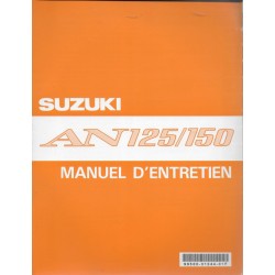 Manuel atelier SUZUKI AN 125 / 150 de 1995 à 1999   (12 / 99)