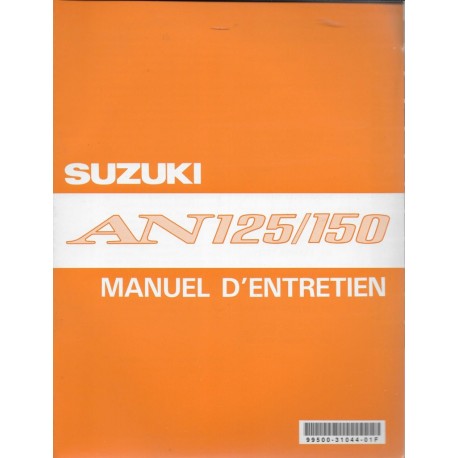 Manuel atelier SUZUKI AN 125 / 150 de 1995 à 1999   (12 / 99)