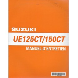 Manuel atelier SUZUKI UE 125 CTK1 / UE 150 CTK1 de 2001   