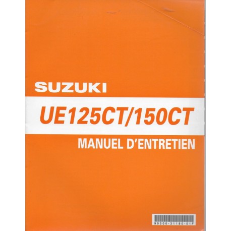 Manuel atelier SUZUKI UE 125 CTK1 / UE 150 CTK1 de 2001   