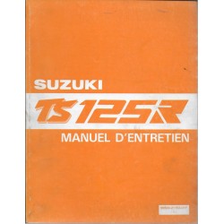 Manuel atelier SUZUKI TS 125 R de 1990 à 1994 (10 / 1996) 